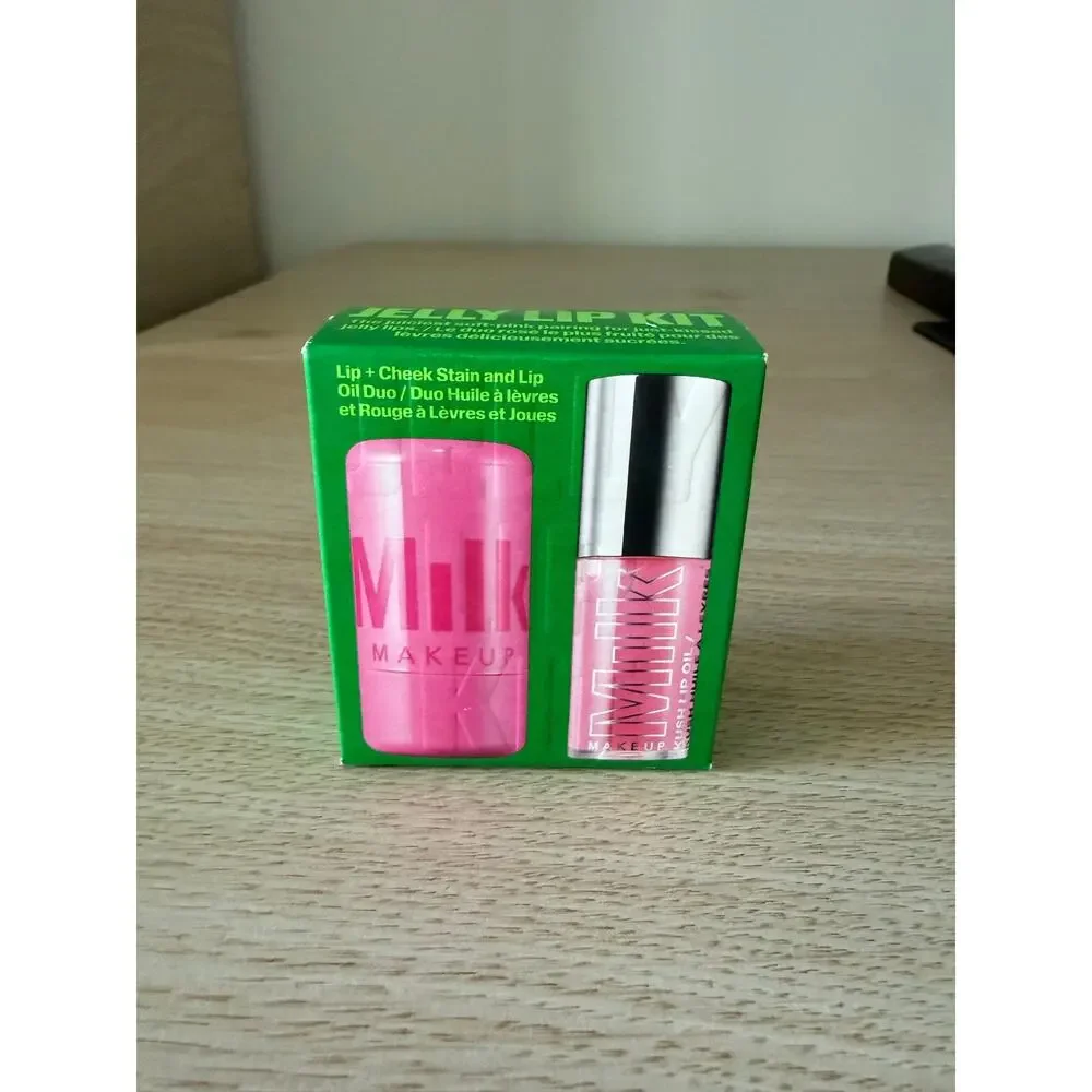 $50 New Milk Makeup Jelly Lip Burst & Strawberry Haze Lip Stain Lip Oil Set